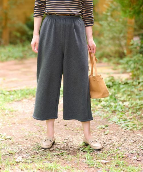 CARA O CRUZ / キャラ・オ・クルス レギンス・スパッツ | 【あったか】洗えるイージーワイドクロップドパンツ | 詳細7