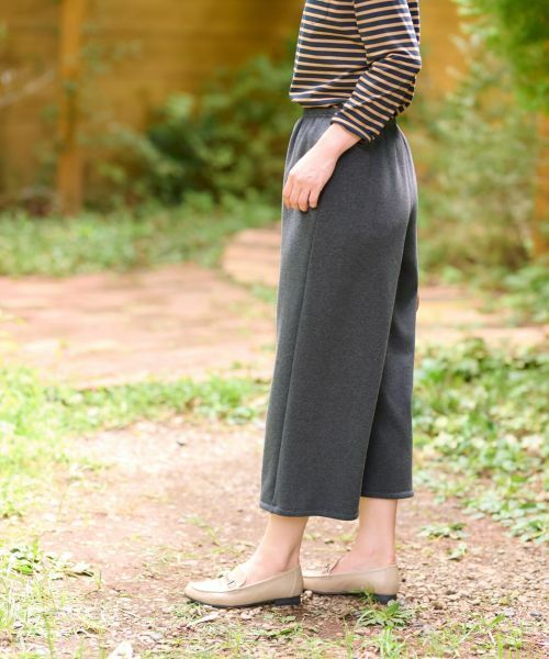 CARA O CRUZ / キャラ・オ・クルス レギンス・スパッツ | 【あったか】洗えるイージーワイドクロップドパンツ | 詳細8