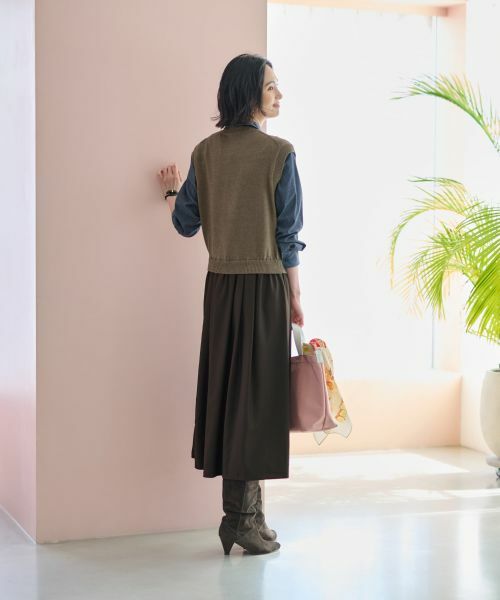 CARA O CRUZ / キャラ・オ・クルス ドレス | ドッキングワンピース | 詳細19