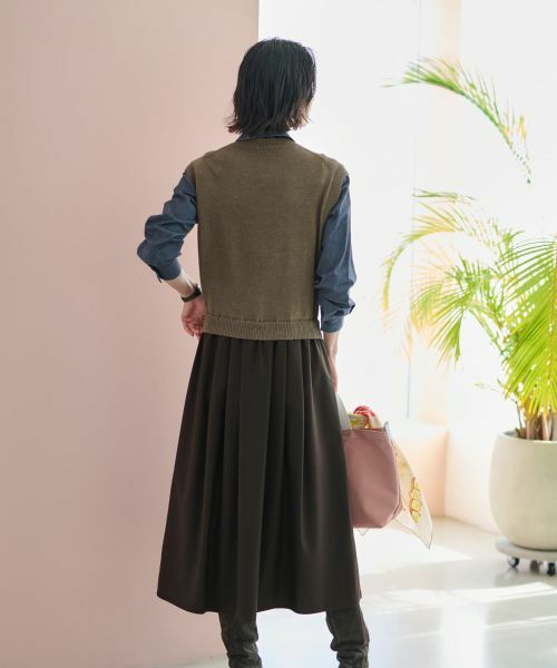 CARA O CRUZ / キャラ・オ・クルス ドレス | ドッキングワンピース | 詳細4