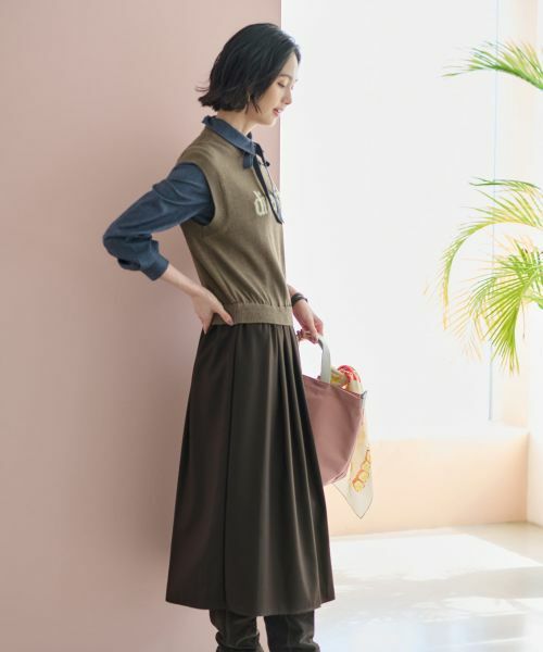 CARA O CRUZ / キャラ・オ・クルス ドレス | ドッキングワンピース | 詳細5