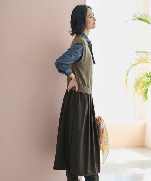 CARA O CRUZ / キャラ・オ・クルス ドレス | ドッキングワンピース | 詳細6