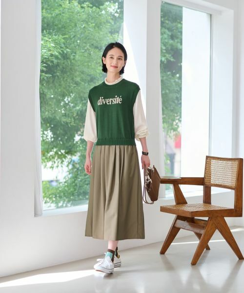 CARA O CRUZ / キャラ・オ・クルス ドレス | ドッキングワンピース | 詳細9