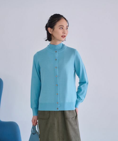 CARA O CRUZ / キャラ・オ・クルス カーディガン・ボレロ | 【質感のいい】カーディガン【ZEGNA BARUFFA】【セットアップ】 | 詳細13