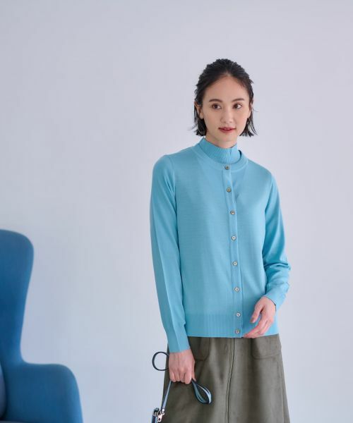 CARA O CRUZ / キャラ・オ・クルス カーディガン・ボレロ | 【質感のいい】カーディガン【ZEGNA BARUFFA】【セットアップ】 | 詳細14