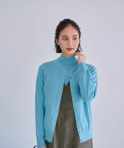 CARA O CRUZ / キャラ・オ・クルス カーディガン・ボレロ | 【質感のいい】カーディガン【ZEGNA BARUFFA】【セットアップ】 | 詳細17