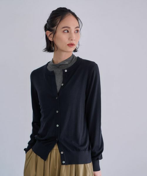CARA O CRUZ / キャラ・オ・クルス カーディガン・ボレロ | 【質感のいい】カーディガン【ZEGNA BARUFFA】【セットアップ】 | 詳細2