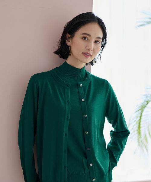 CARA O CRUZ / キャラ・オ・クルス カーディガン・ボレロ | 【質感のいい】カーディガン【ZEGNA BARUFFA】【セットアップ】 | 詳細24