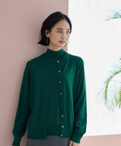 CARA O CRUZ / キャラ・オ・クルス カーディガン・ボレロ | 【質感のいい】カーディガン【ZEGNA BARUFFA】【セットアップ】 | 詳細26