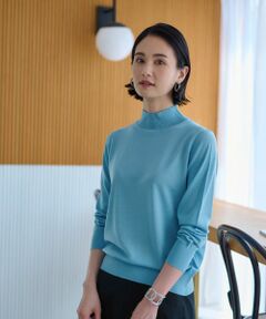 CARA O CRUZ / キャラ・オ・クルス ニット・セーター | 【質感のいい】ハイネックニット【ZEGNA BARUFFA】【セットアップ】