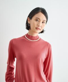 CARA O CRUZ / キャラ・オ・クルス ニット・セーター | 【質感のいい】ハイネックニット【ZEGNA BARUFFA】【セットアップ】