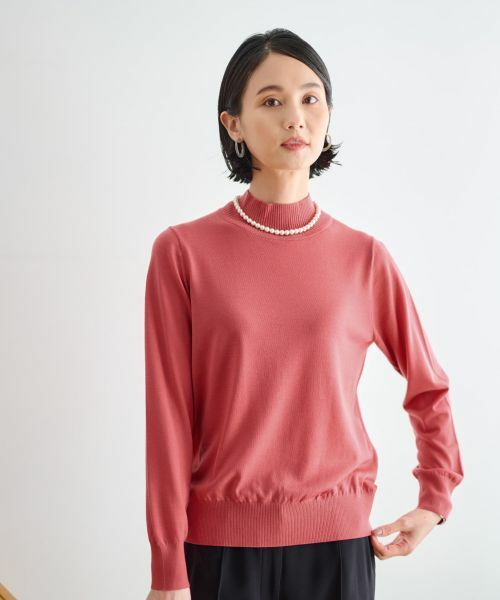 CARA O CRUZ / キャラ・オ・クルス ニット・セーター | 【質感のいい】ハイネックニット【ZEGNA BARUFFA】【セットアップ】 | 詳細10