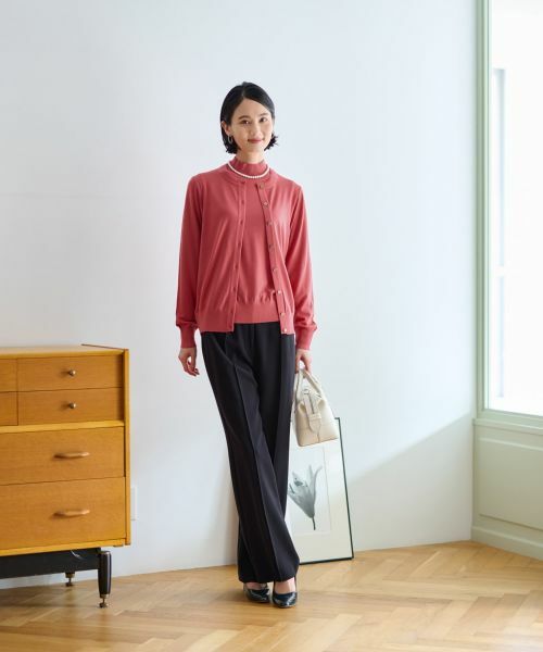 CARA O CRUZ / キャラ・オ・クルス ニット・セーター | 【質感のいい】ハイネックニット【ZEGNA BARUFFA】【セットアップ】 | 詳細11