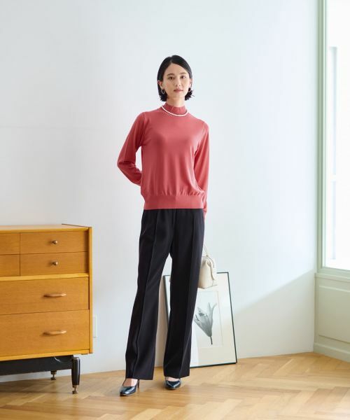 CARA O CRUZ / キャラ・オ・クルス ニット・セーター | 【質感のいい】ハイネックニット【ZEGNA BARUFFA】【セットアップ】 | 詳細12