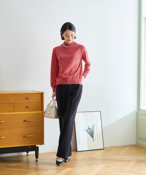 CARA O CRUZ / キャラ・オ・クルス ニット・セーター | 【質感のいい】ハイネックニット【ZEGNA BARUFFA】【セットアップ】 | 詳細13