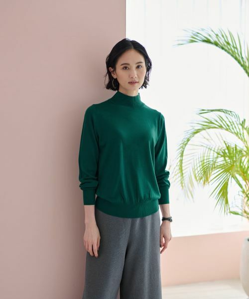 CARA O CRUZ / キャラ・オ・クルス ニット・セーター | 【質感のいい】ハイネックニット【ZEGNA BARUFFA】【セットアップ】 | 詳細16