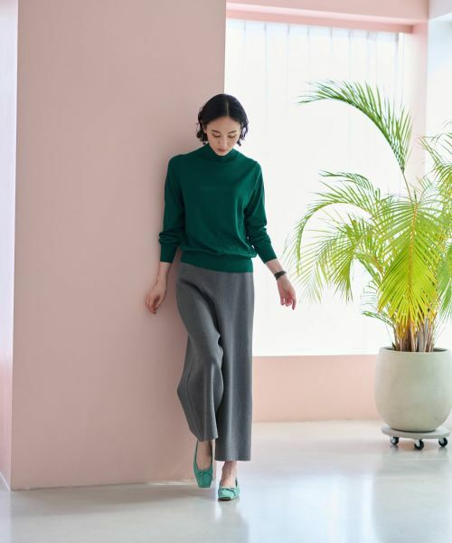 CARA O CRUZ / キャラ・オ・クルス ニット・セーター | 【質感のいい】ハイネックニット【ZEGNA BARUFFA】【セットアップ】 | 詳細20