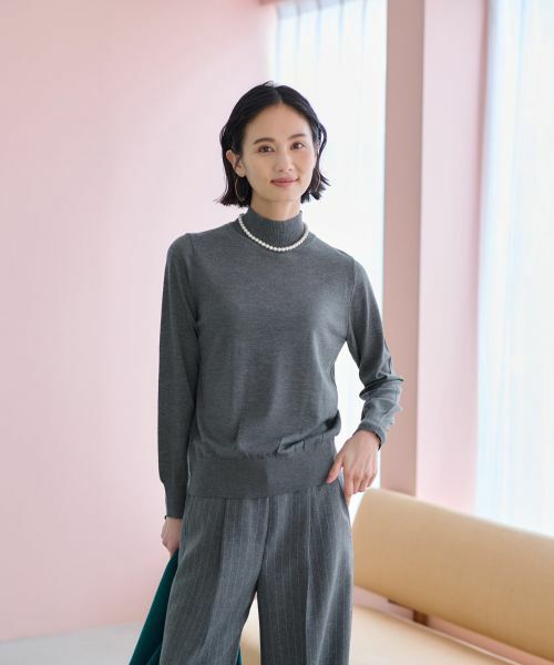 CARA O CRUZ / キャラ・オ・クルス ニット・セーター | 【質感のいい】ハイネックニット【ZEGNA BARUFFA】【セットアップ】 | 詳細29