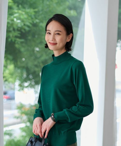 CARA O CRUZ / キャラ・オ・クルス ニット・セーター | 【質感のいい】ハイネックニット【ZEGNA BARUFFA】【セットアップ】 | 詳細3