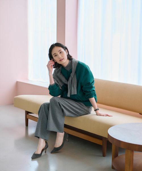 CARA O CRUZ / キャラ・オ・クルス ニット・セーター | 【質感のいい】ハイネックニット【ZEGNA BARUFFA】【セットアップ】 | 詳細30