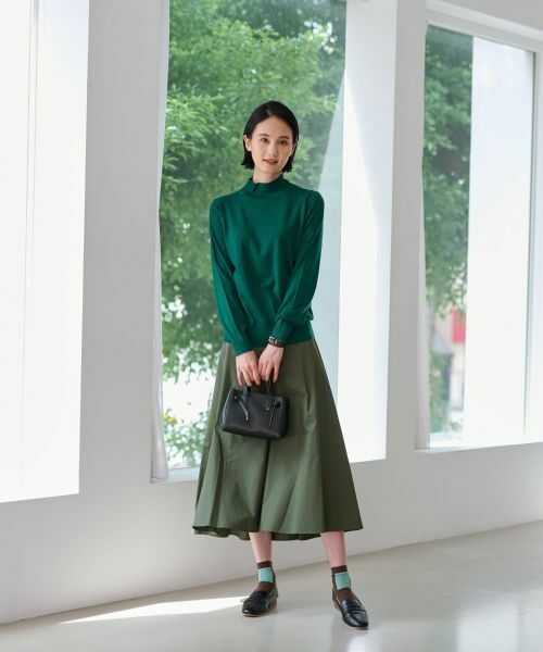 CARA O CRUZ / キャラ・オ・クルス ニット・セーター | 【質感のいい】ハイネックニット【ZEGNA BARUFFA】【セットアップ】 | 詳細7