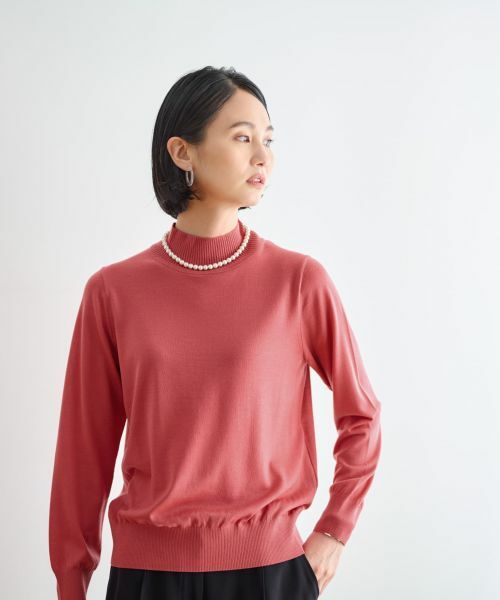 CARA O CRUZ / キャラ・オ・クルス ニット・セーター | 【質感のいい】ハイネックニット【ZEGNA BARUFFA】【セットアップ】 | 詳細9