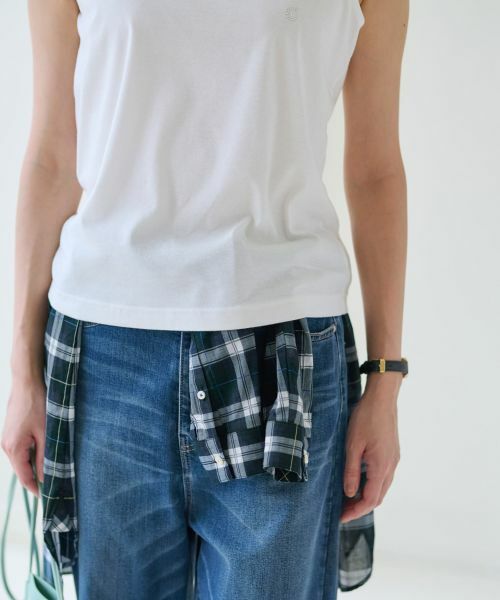 CARA O CRUZ / キャラ・オ・クルス カットソー | 洗える ラインストーン付きタンクトップ | 詳細10