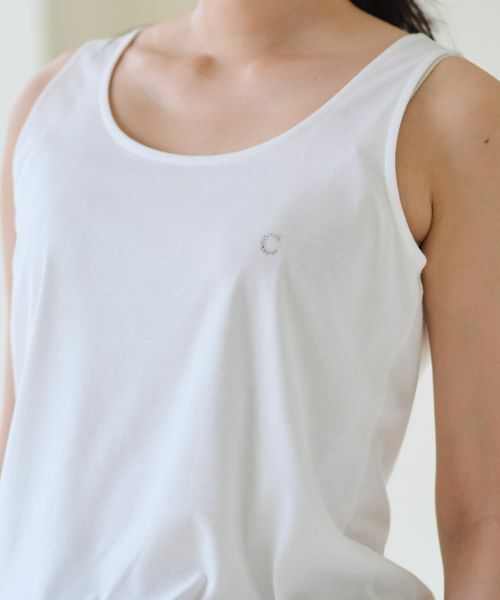 CARA O CRUZ / キャラ・オ・クルス カットソー | 洗える ラインストーン付きタンクトップ | 詳細11