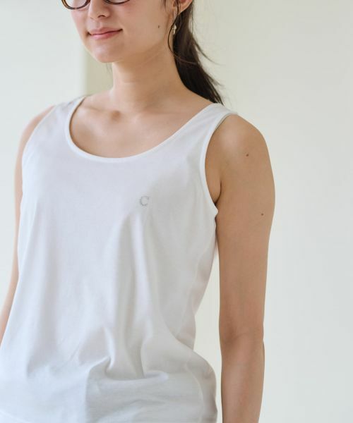 CARA O CRUZ / キャラ・オ・クルス カットソー | 洗える ラインストーン付きタンクトップ | 詳細9