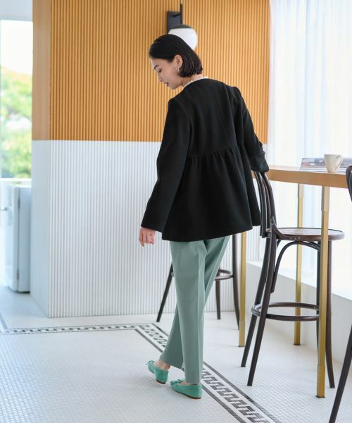 CARA O CRUZ / キャラ・オ・クルス その他パンツ | 洗える ウエストゴムセンタープレスパンツ | 詳細27