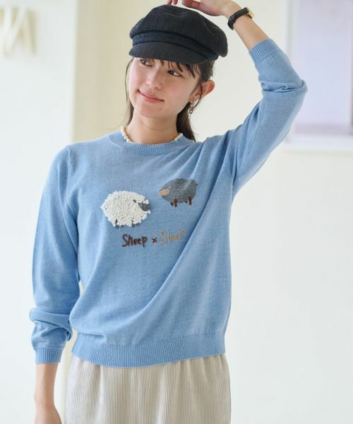 CARA O CRUZ / キャラ・オ・クルス ニット・セーター | 【質感のいい】羊ニット【ZEGNA BARUFFA】 | 詳細13