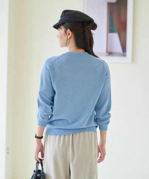 CARA O CRUZ / キャラ・オ・クルス ニット・セーター | 【質感のいい】羊ニット【ZEGNA BARUFFA】 | 詳細14