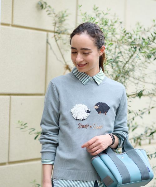 CARA O CRUZ / キャラ・オ・クルス ニット・セーター | 【質感のいい】羊ニット【ZEGNA BARUFFA】 | 詳細3