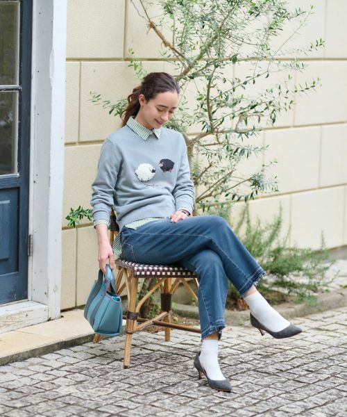 CARA O CRUZ / キャラ・オ・クルス ニット・セーター | 【質感のいい】羊ニット【ZEGNA BARUFFA】 | 詳細6