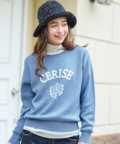 CARA O CRUZ / キャラ・オ・クルス ニット・セーター | 洗える ロゴニット
