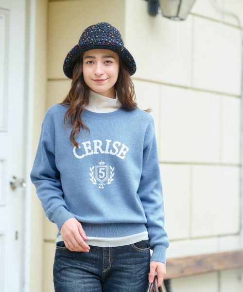 CARA O CRUZ / キャラ・オ・クルス ニット・セーター | 洗える ロゴニット | 詳細1