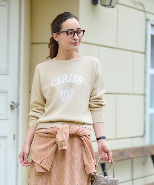 CARA O CRUZ / キャラ・オ・クルス ニット・セーター | 洗える ロゴニット | 詳細12