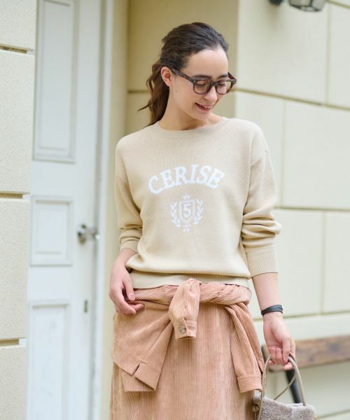 CARA O CRUZ / キャラ・オ・クルス ニット・セーター | 洗える ロゴニット | 詳細13