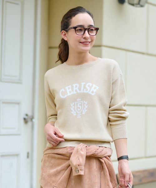 CARA O CRUZ / キャラ・オ・クルス ニット・セーター | 洗える ロゴニット | 詳細14