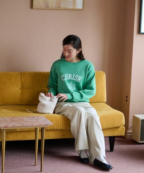 CARA O CRUZ / キャラ・オ・クルス ニット・セーター | 洗える ロゴニット | 詳細28