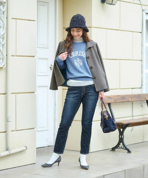 CARA O CRUZ / キャラ・オ・クルス ニット・セーター | 洗える ロゴニット | 詳細4