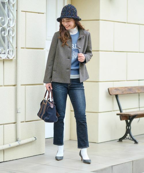 CARA O CRUZ / キャラ・オ・クルス ニット・セーター | 洗える ロゴニット | 詳細8