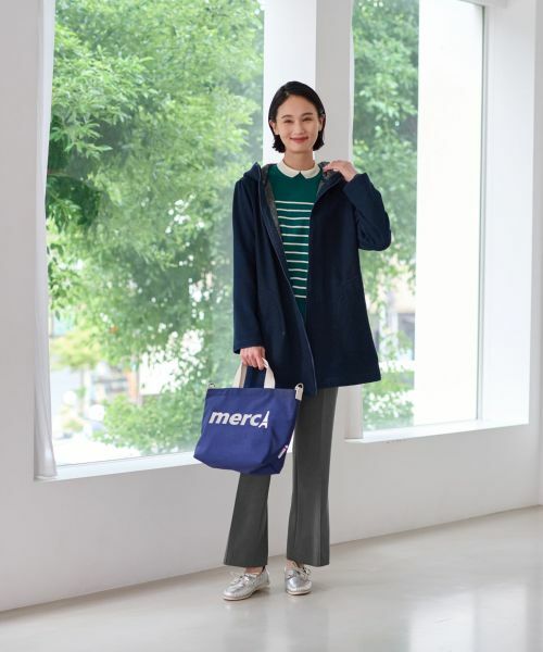 CARA O CRUZ / キャラ・オ・クルス テーラードジャケット | 【あったか】洗える裏起毛 ジップアップのデニムジャケット【CoC by CARA O CRUZ】 | 詳細11