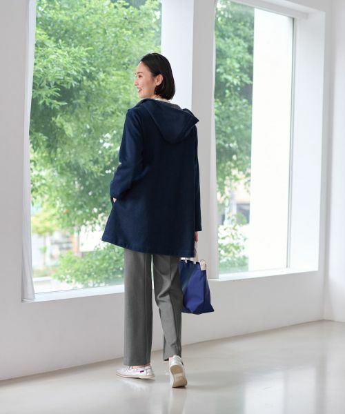 CARA O CRUZ / キャラ・オ・クルス テーラードジャケット | 【あったか】洗える裏起毛 ジップアップのデニムジャケット【CoC by CARA O CRUZ】 | 詳細14