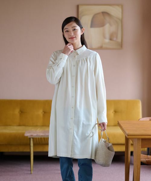 CARA O CRUZ / キャラ・オ・クルス シャツ・ブラウス | 洗える ロングシャツ | 詳細14