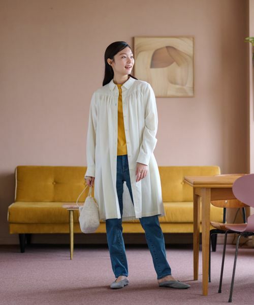 CARA O CRUZ / キャラ・オ・クルス シャツ・ブラウス | 洗える ロングシャツ | 詳細24