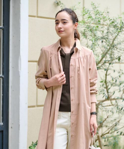 CARA O CRUZ / キャラ・オ・クルス シャツ・ブラウス | 洗える ロングシャツ | 詳細7