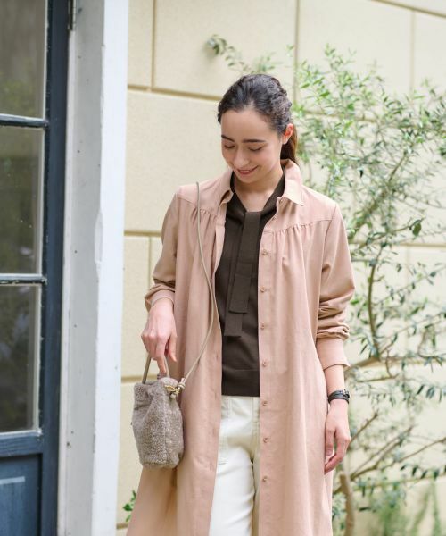 CARA O CRUZ / キャラ・オ・クルス シャツ・ブラウス | 洗える ロングシャツ | 詳細8