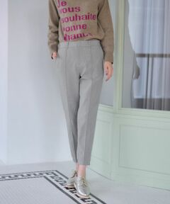 CARA O CRUZ / キャラ・オ・クルス その他パンツ | 洗える 後ろウエストゴム裾リブパンツ