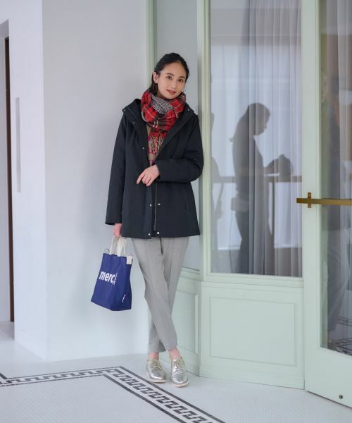 CARA O CRUZ / キャラ・オ・クルス その他パンツ | 洗える 後ろウエストゴム裾リブパンツ | 詳細11